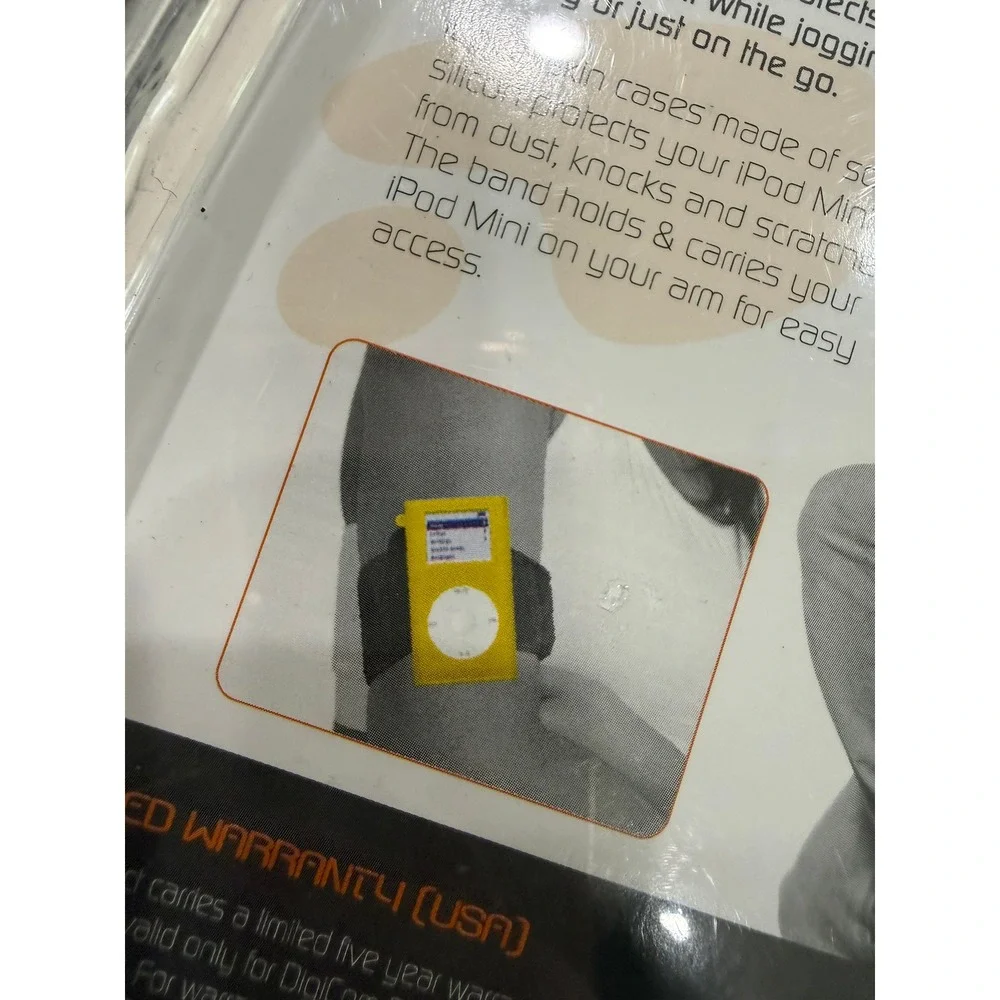 Accessory Workshop Cover Mini Skin Case Arm Band for iPod Mini New Sealed